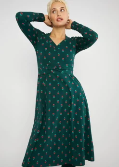 Damen Blutsgeschwister Jerseykleider|Knielange Kleider|Jerseykleid Shake Rattle and Roll