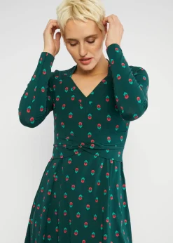 Damen Blutsgeschwister Jerseykleider|Knielange Kleider|Jerseykleid Shake Rattle and Roll