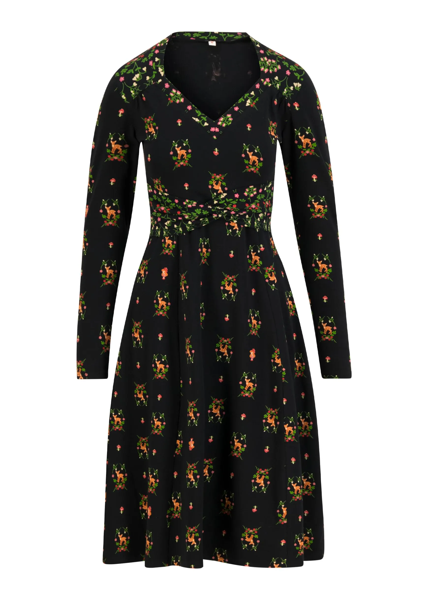 Damen Blutsgeschwister Jerseykleider|Knielange Kleider|Jerseykleid Shake Rattle and Roll
