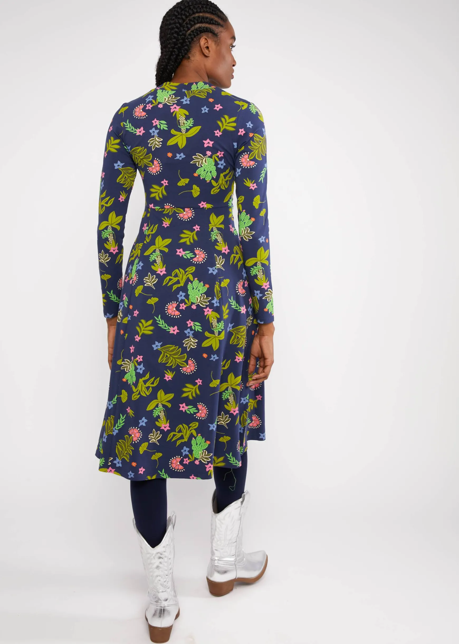 Damen Blutsgeschwister Jerseykleider|Knielange Kleider|Jerseykleid Shake Rattle and Roll