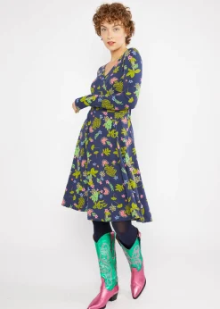 Damen Blutsgeschwister Jerseykleider|Knielange Kleider|Jerseykleid Shalala Tralala
