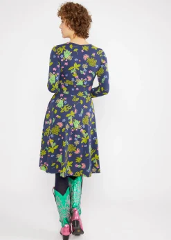 Damen Blutsgeschwister Jerseykleider|Knielange Kleider|Jerseykleid Shalala Tralala
