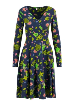 Damen Blutsgeschwister Jerseykleider|Knielange Kleider|Jerseykleid Shalala Tralala