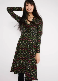 Damen Blutsgeschwister Jerseykleider|Knielange Kleider|Jerseykleid Shalala Tralala