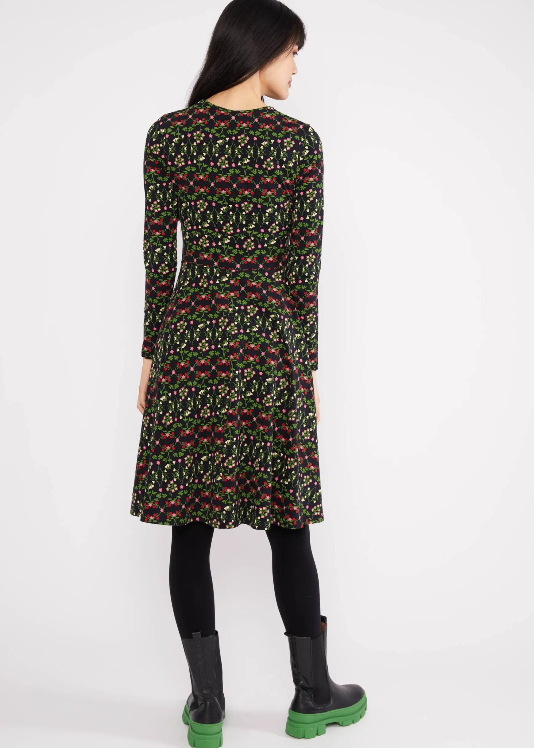 Damen Blutsgeschwister Jerseykleider|Knielange Kleider|Jerseykleid Shalala Tralala