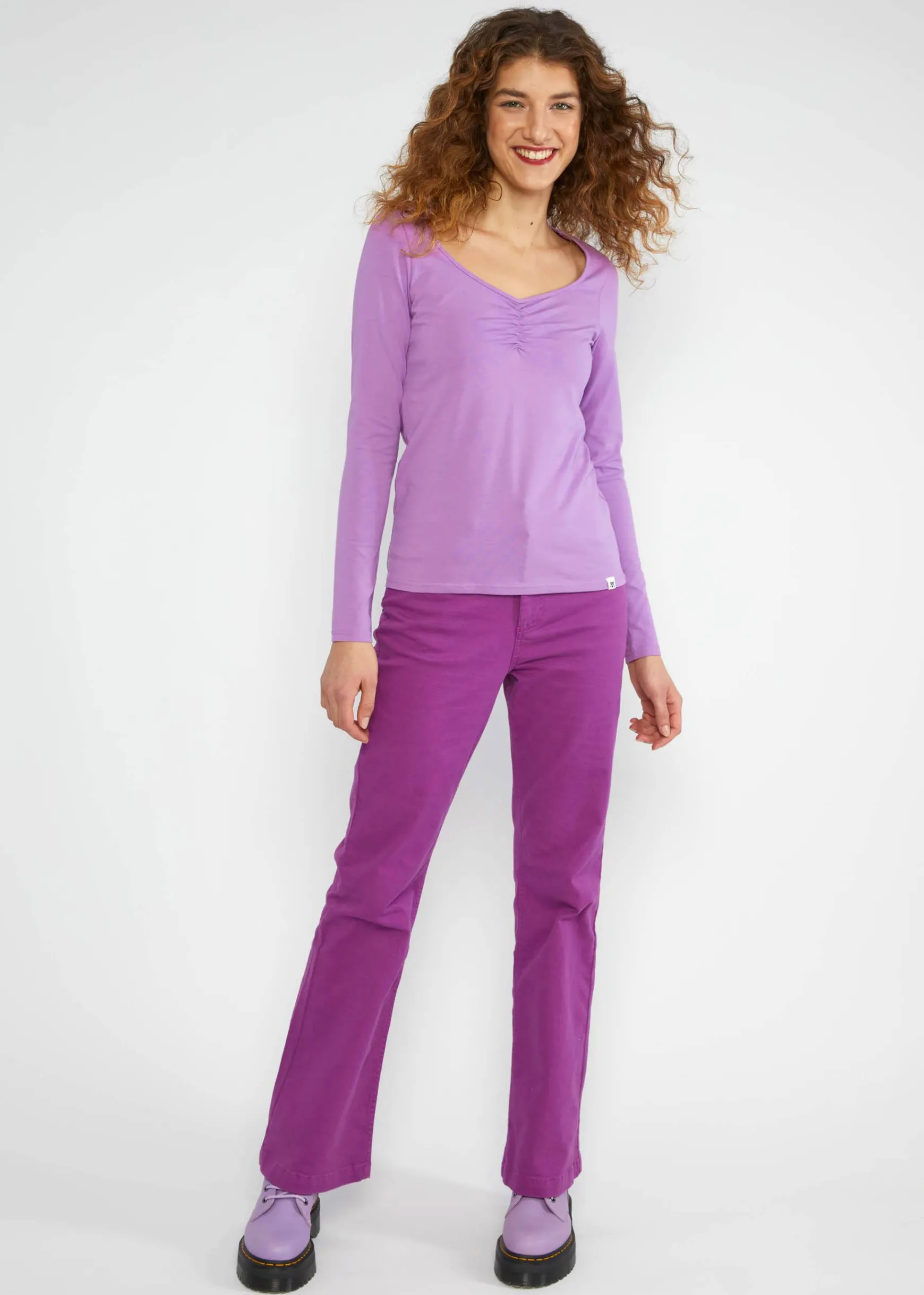 Damen Blutsgeschwister Longsleeves|Rundhals|Jerseyshirt Balconnet Fu00E9minin