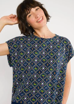 Damen Blutsgeschwister T-Shirts|Rundhals|Jerseyshirt Everybody Surf Now