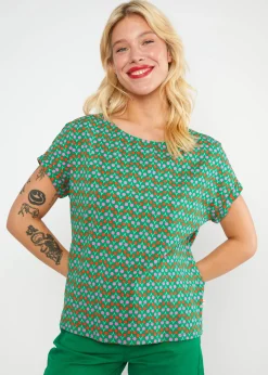 Damen Blutsgeschwister T-Shirts|Rundhals|Jerseyshirt Glow and Grow