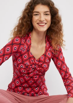 Damen Blutsgeschwister Longsleeves|Jerseyshirt Hot knot power
