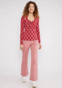 Damen Blutsgeschwister Longsleeves|Jerseyshirt Hot knot power