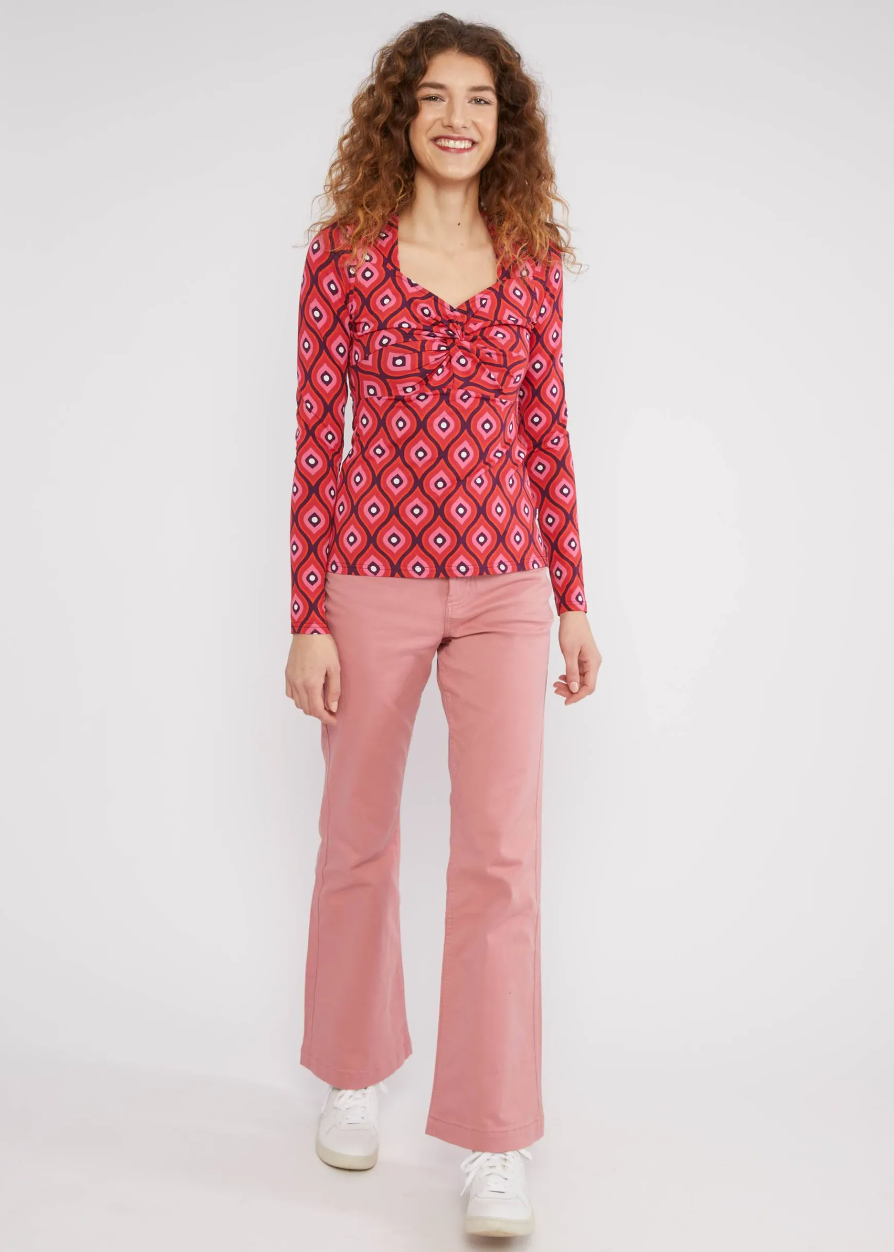 Damen Blutsgeschwister Longsleeves|Jerseyshirt Hot knot power