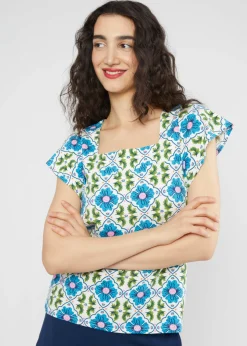 Damen Blutsgeschwister T-Shirts|Rundhals|Jerseyshirt Valance Carru00E9