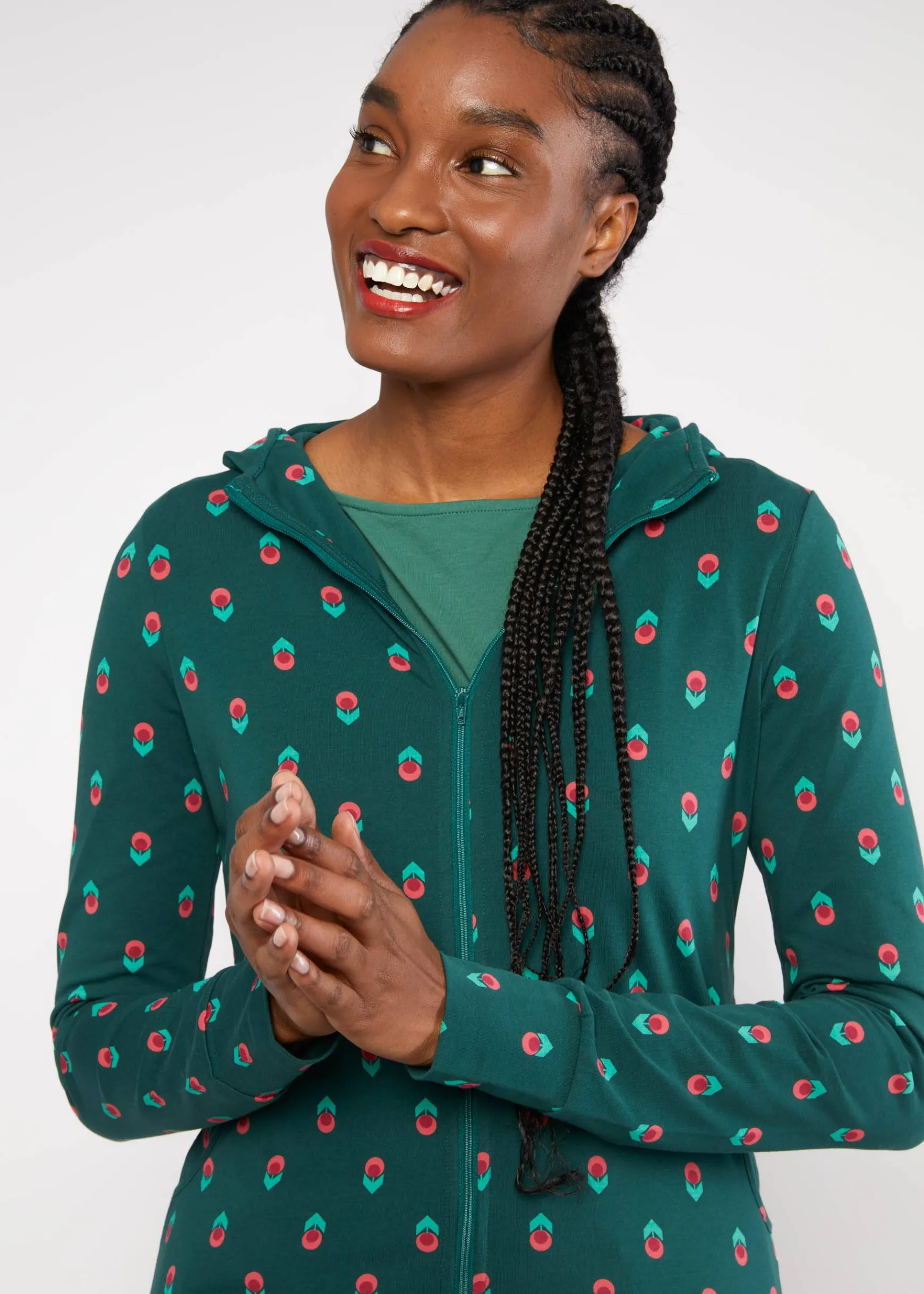 Damen Blutsgeschwister Zip-Jacken|Kapuzenjacke Scuba Duba Zip up