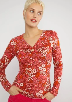 Damen Blutsgeschwister Longsleeves|V-Ausschnitt|Longsleeve Honest Heart