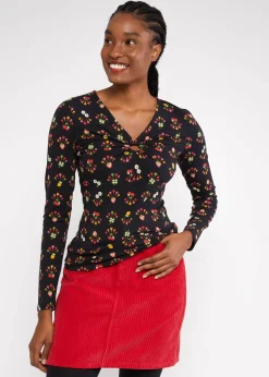 Damen Blutsgeschwister Longsleeves|V-Ausschnitt|Longsleeve Honest Heart