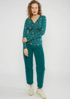Damen Blutsgeschwister Longsleeves|V-Ausschnitt|Longsleeve Hot Knot Lacy