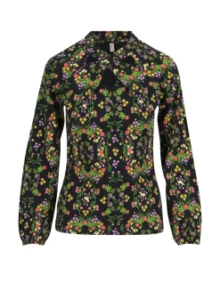 Damen Blutsgeschwister Longsleeves|Longsleeve Poetic Garden Boho