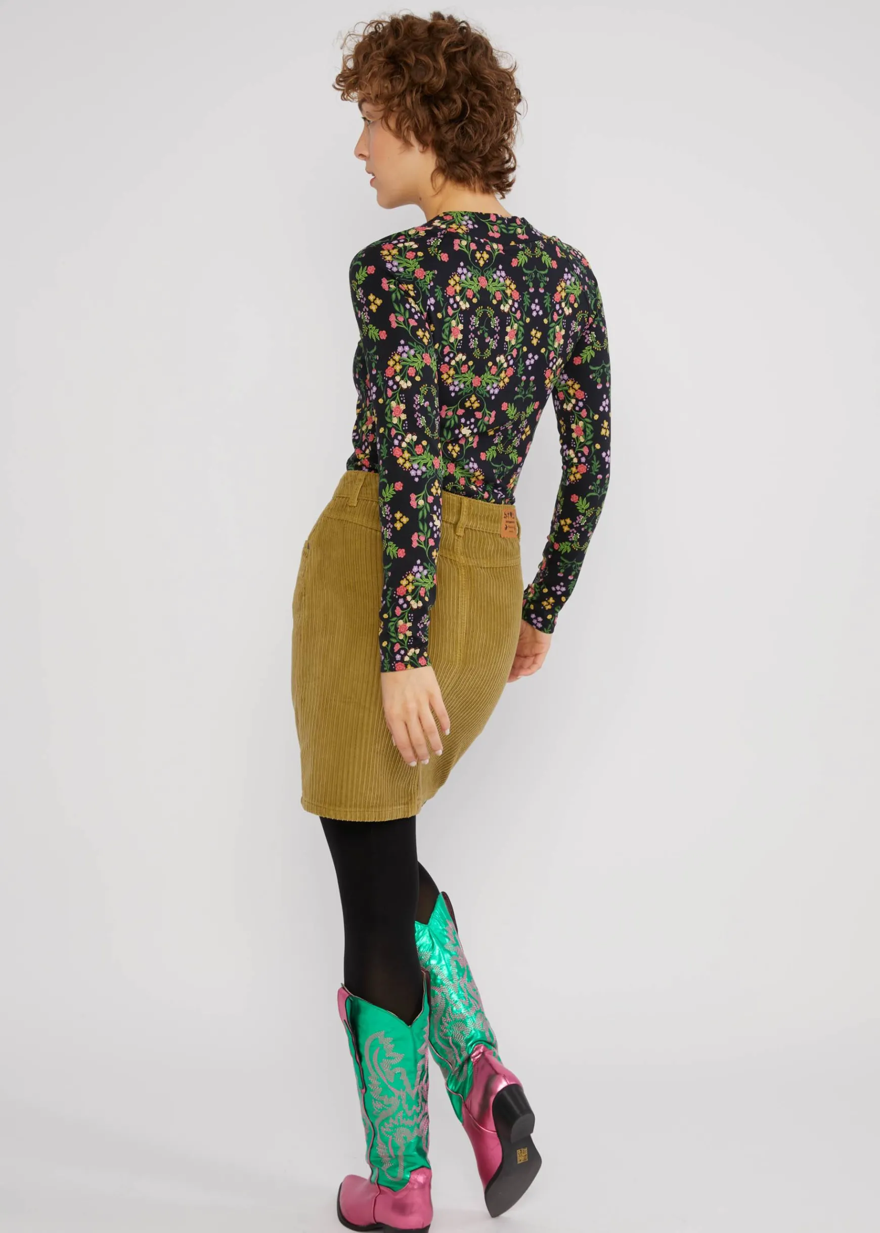 Damen Blutsgeschwister Longsleeves|V-Ausschnitt|Longsleeve Savoir Vivre Sage