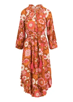 Damen Blutsgeschwister Midikleider|Midikleid Bohemian Fairytale