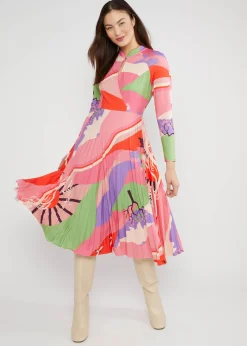 Damen Blutsgeschwister Midikleider|Midikleid Dazzling Dreamscape