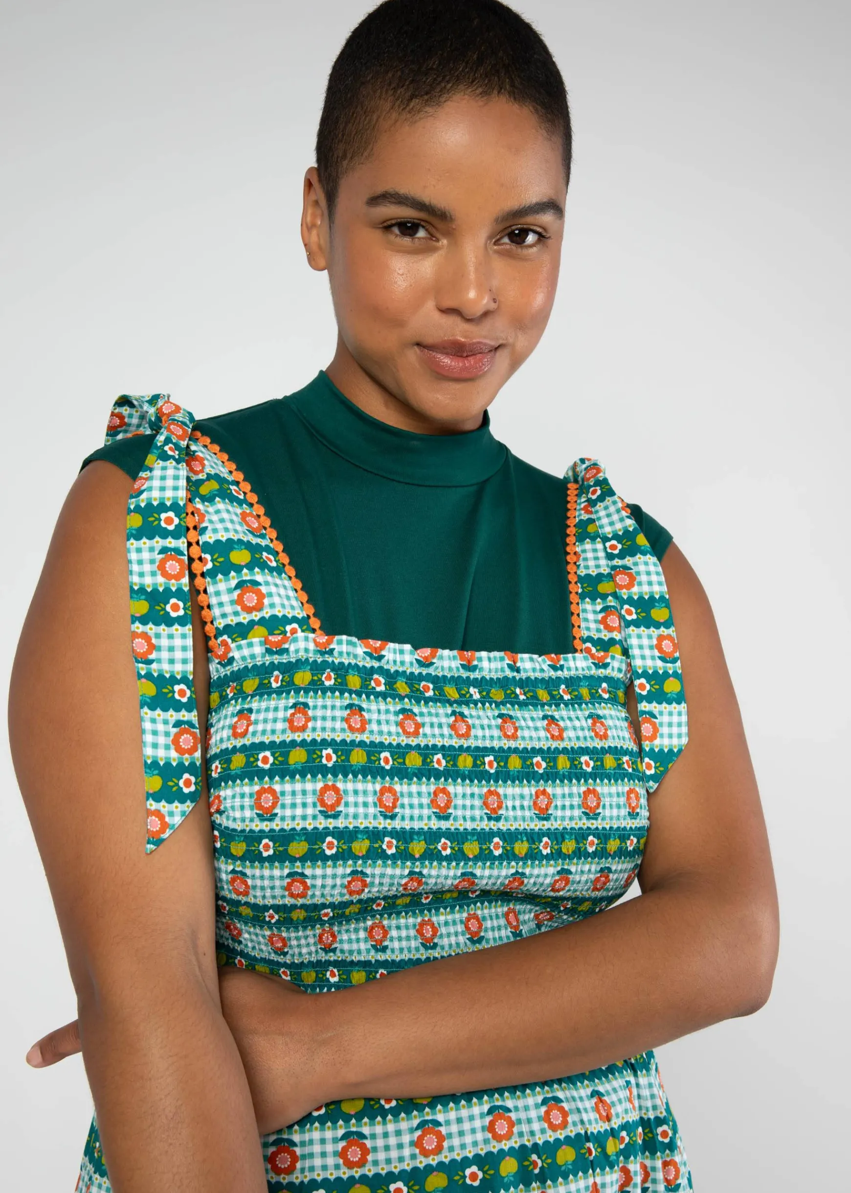 Damen Blutsgeschwister Midikleider|Midikleid Flowerchild