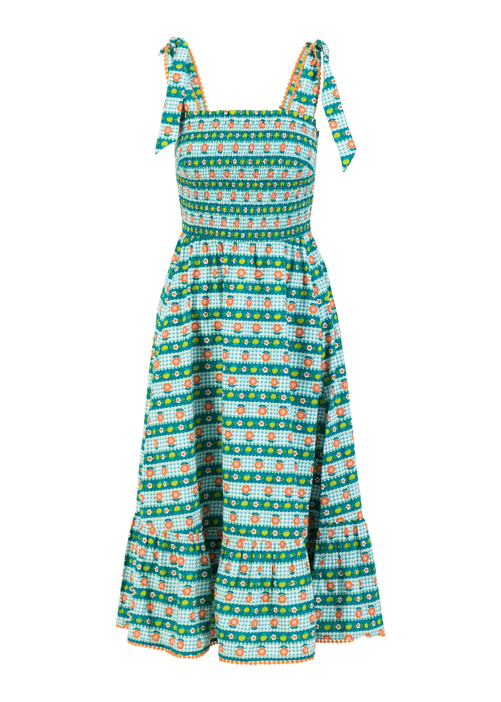 Damen Blutsgeschwister Midikleider|Midikleid Flowerchild