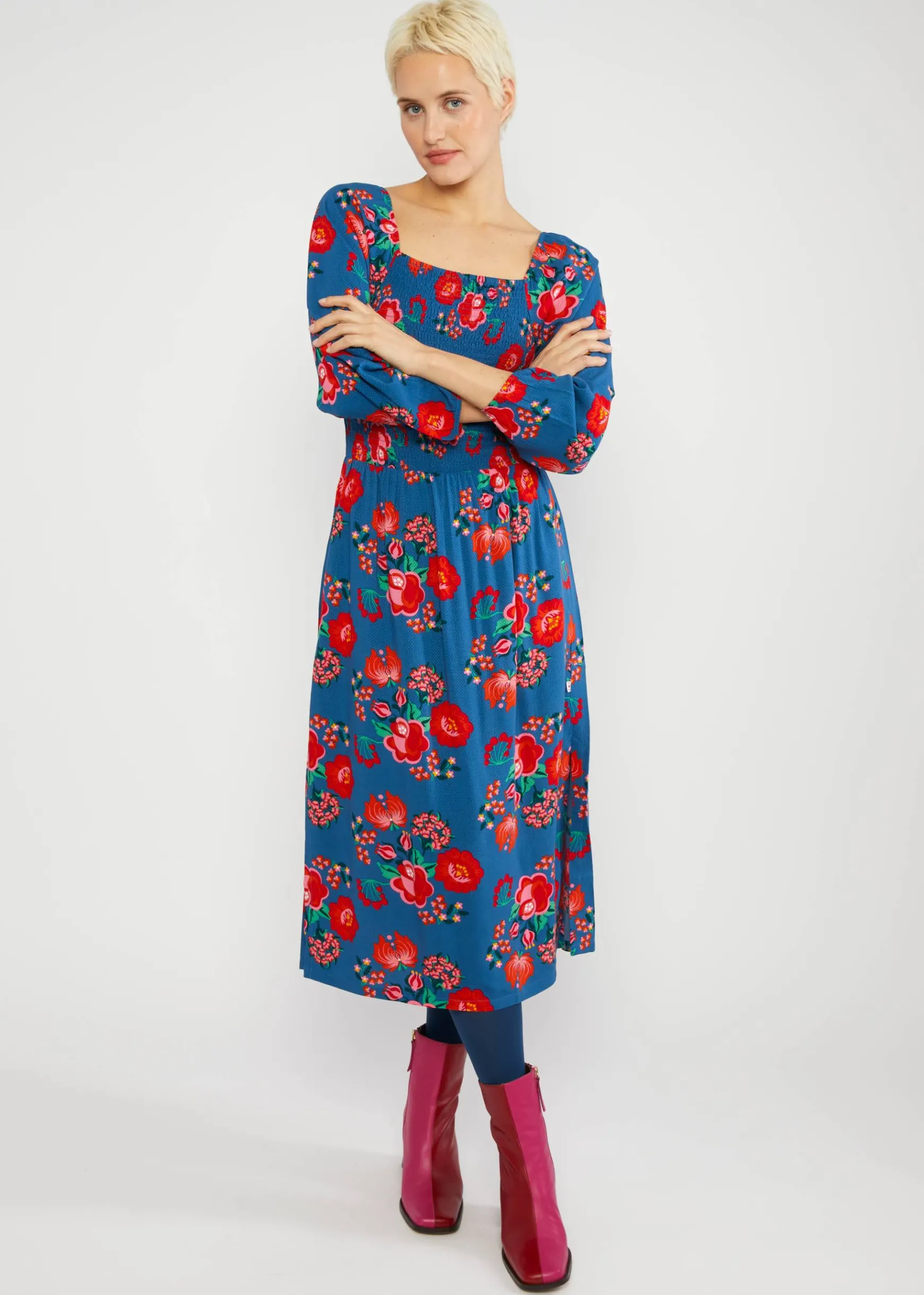 Damen Blutsgeschwister Midikleider|Midikleid Golden Maiden