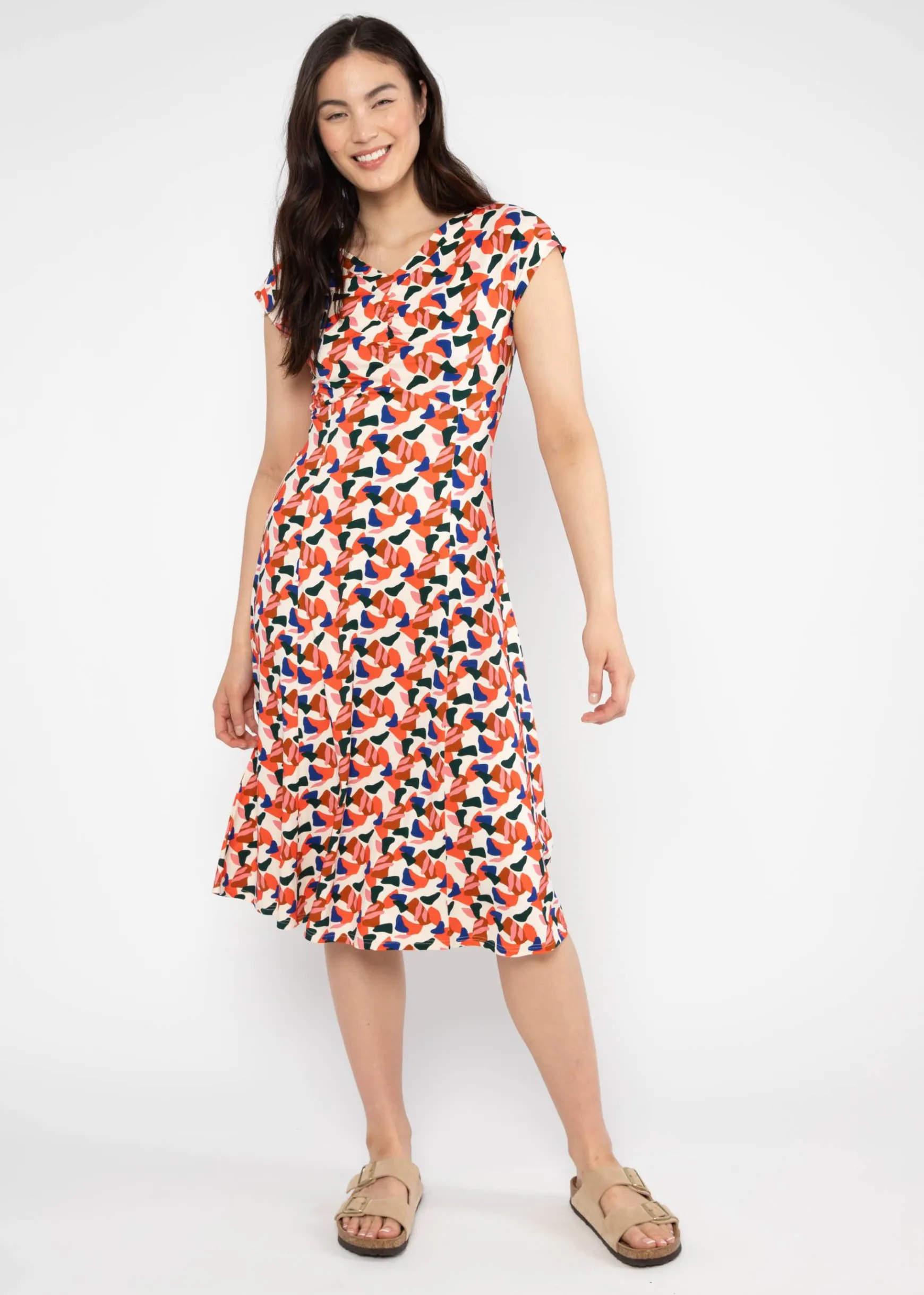 Damen Blutsgeschwister Jerseykleider|Midikleider|Midikleid Mothers Arms