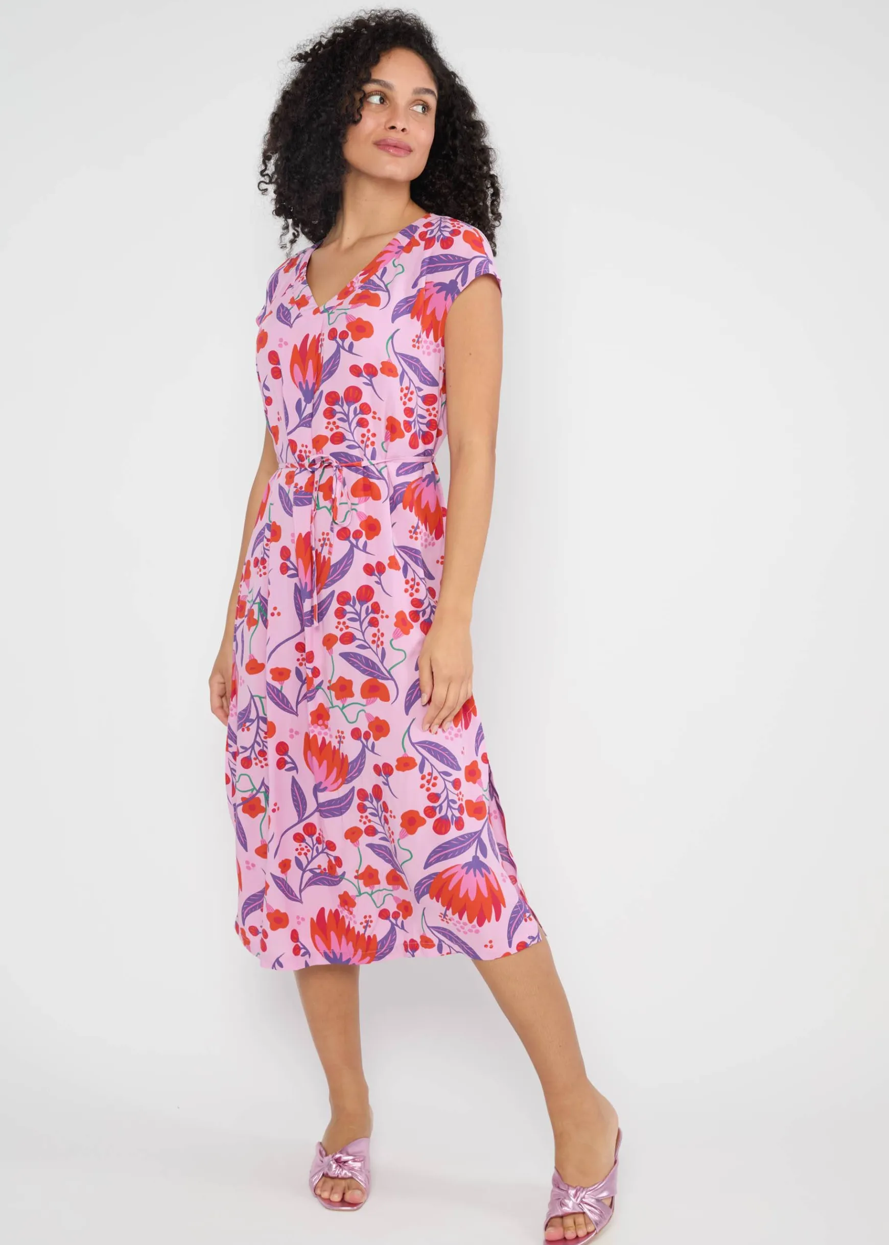 Damen Blutsgeschwister Midikleider|Midikleid Total Liberty Maniac