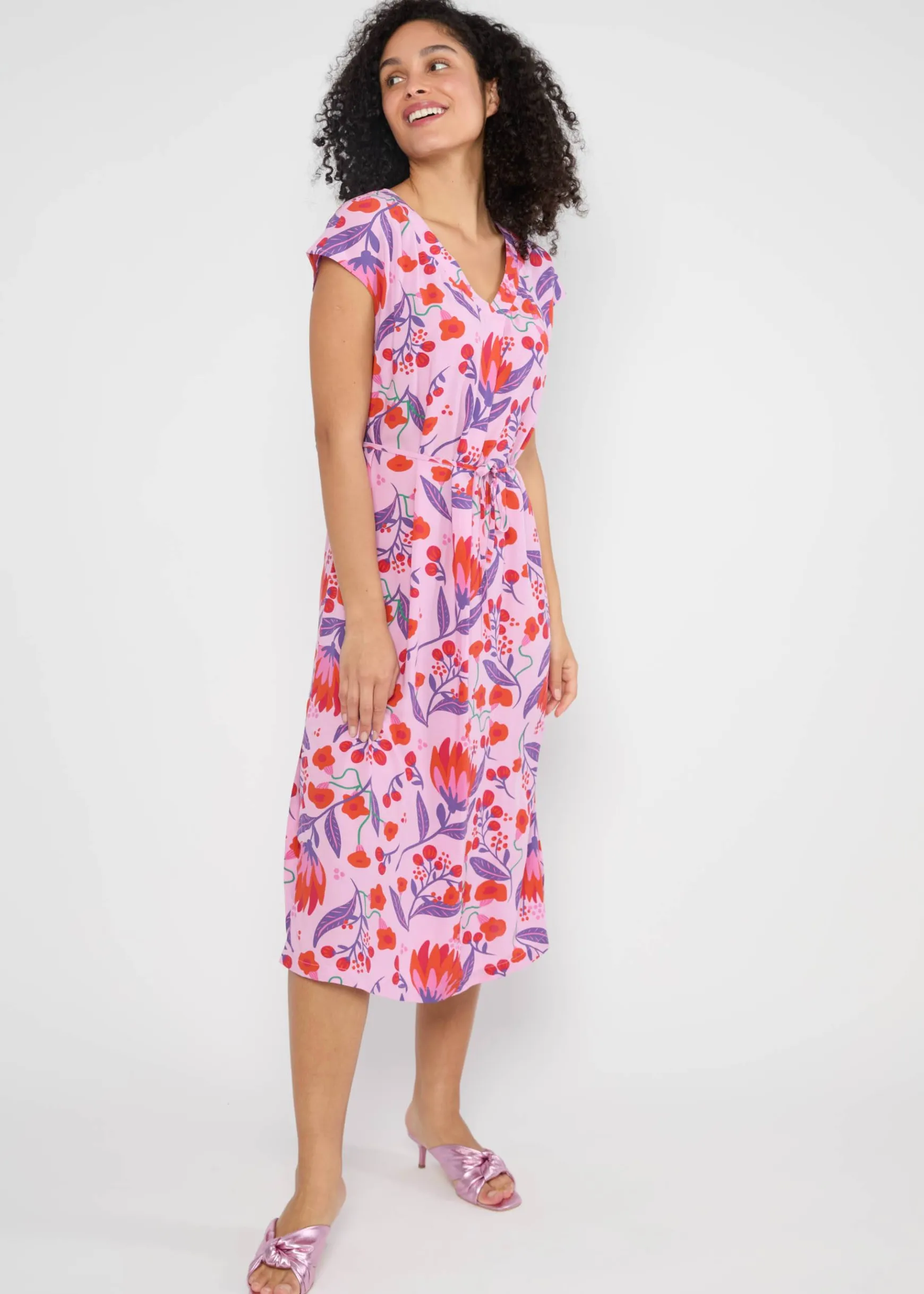 Damen Blutsgeschwister Midikleider|Midikleid Total Liberty Maniac