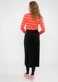 Damen Blutsgeschwister Midiröcke|Midirock Velvet Blossom Breeze