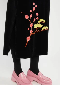 Damen Blutsgeschwister Midiröcke|Midirock Velvet Blossom Breeze