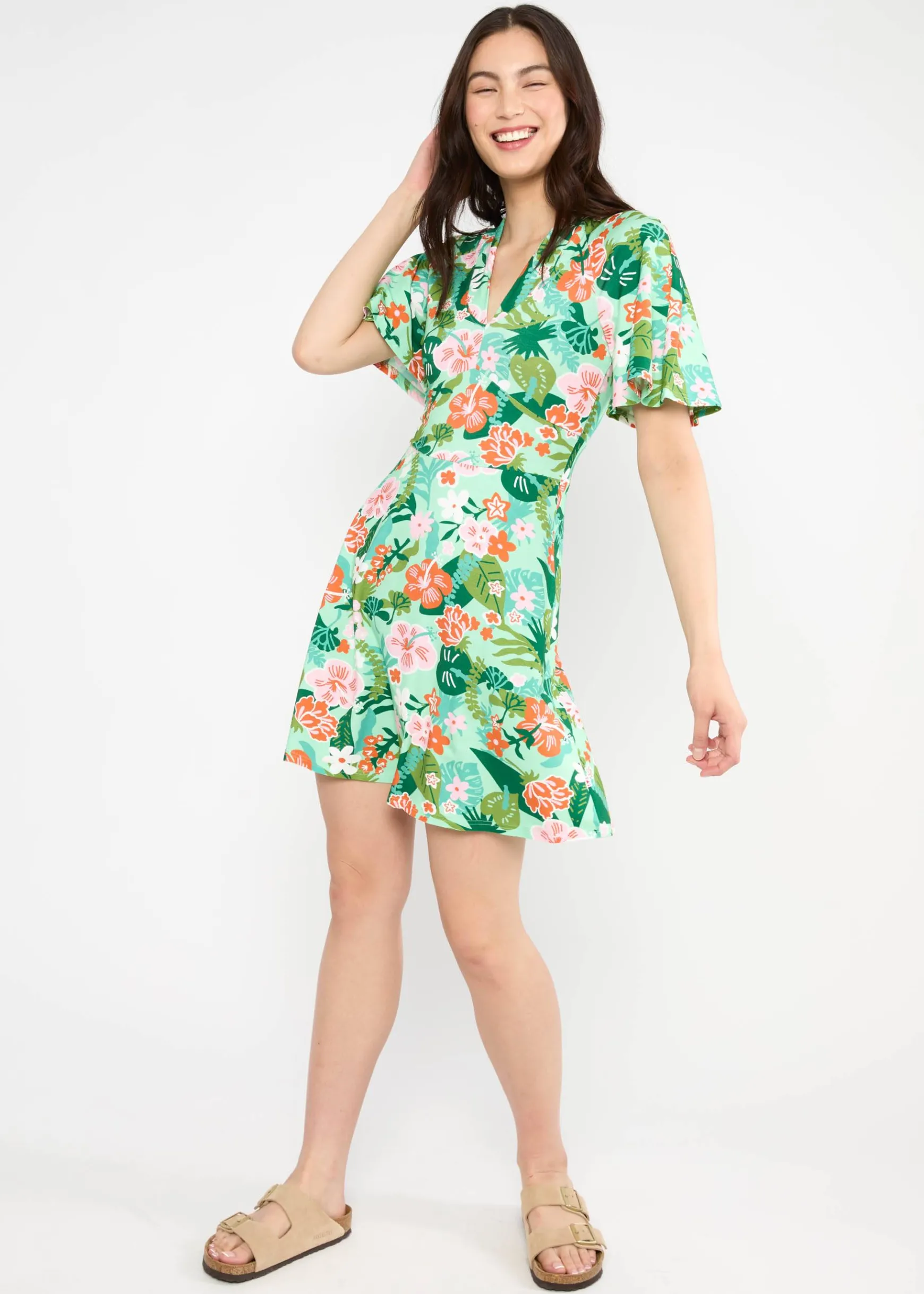 Damen Blutsgeschwister Jerseykleider|Minikleider|Minikleid Dance the Day Away