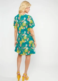 Damen Blutsgeschwister Minikleider|Minikleid Kaftan Wings
