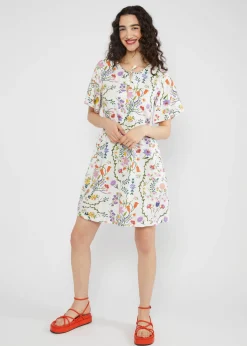Damen Blutsgeschwister Minikleider|Minikleid Kaftan Wings