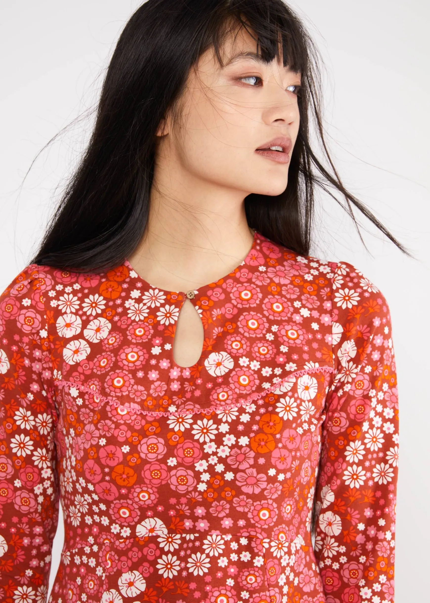 Damen Blutsgeschwister Jerseykleider|Knielange Kleider|Minikleid Lucky Mrs. Lovely
