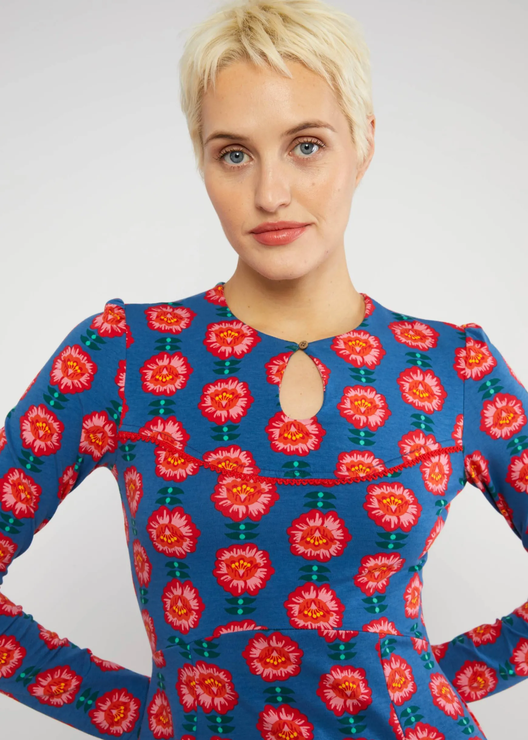 Damen Blutsgeschwister Jerseykleider|Knielange Kleider|Minikleid Lucky Mrs. Lovely