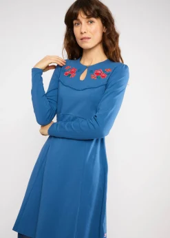 Damen Blutsgeschwister Jerseykleider|Knielange Kleider|Minikleid Lucky Mrs. Lovely Western