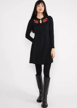 Damen Blutsgeschwister Jerseykleider|Knielange Kleider|Minikleid Lucky Mrs. Lovely Western