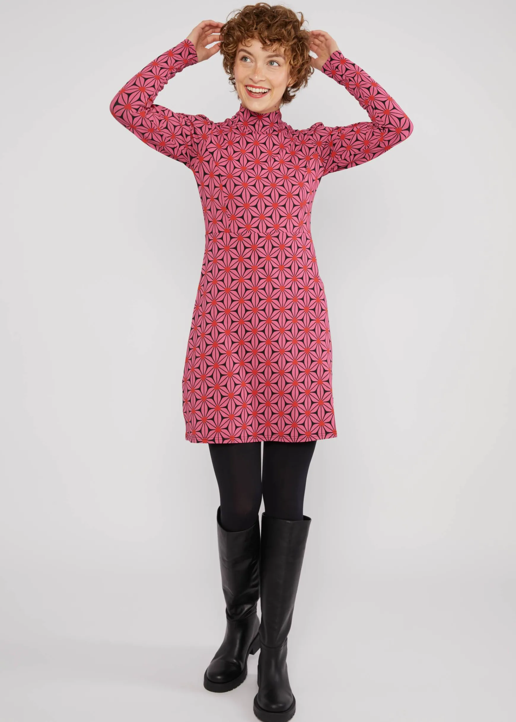 Damen Blutsgeschwister Jerseykleider|Minikleider|Minikleid Sweet turtle Mania