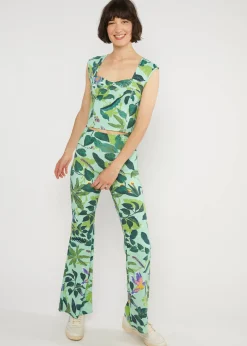 Damen Blutsgeschwister Stoffhosen|Sommerhosen|Schlaghose Dancing Jazz