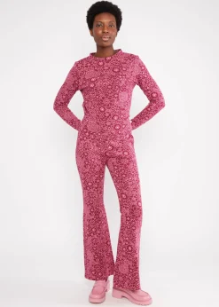 Damen Blutsgeschwister Stoffhosen|Schlaghosen|Schlaghose On a Winters Day Flared