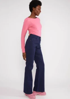 Damen Blutsgeschwister Stoffhosen|Schlaghosen|Schlaghose Yes, we Flare