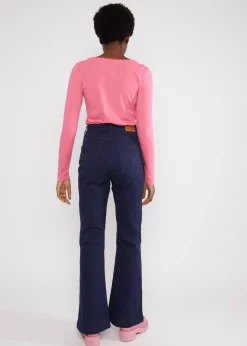 Damen Blutsgeschwister Stoffhosen|Schlaghosen|Schlaghose Yes, we Flare