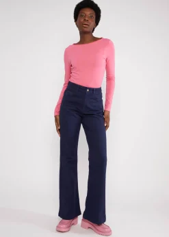 Damen Blutsgeschwister Stoffhosen|Schlaghosen|Schlaghose Yes, we Flare