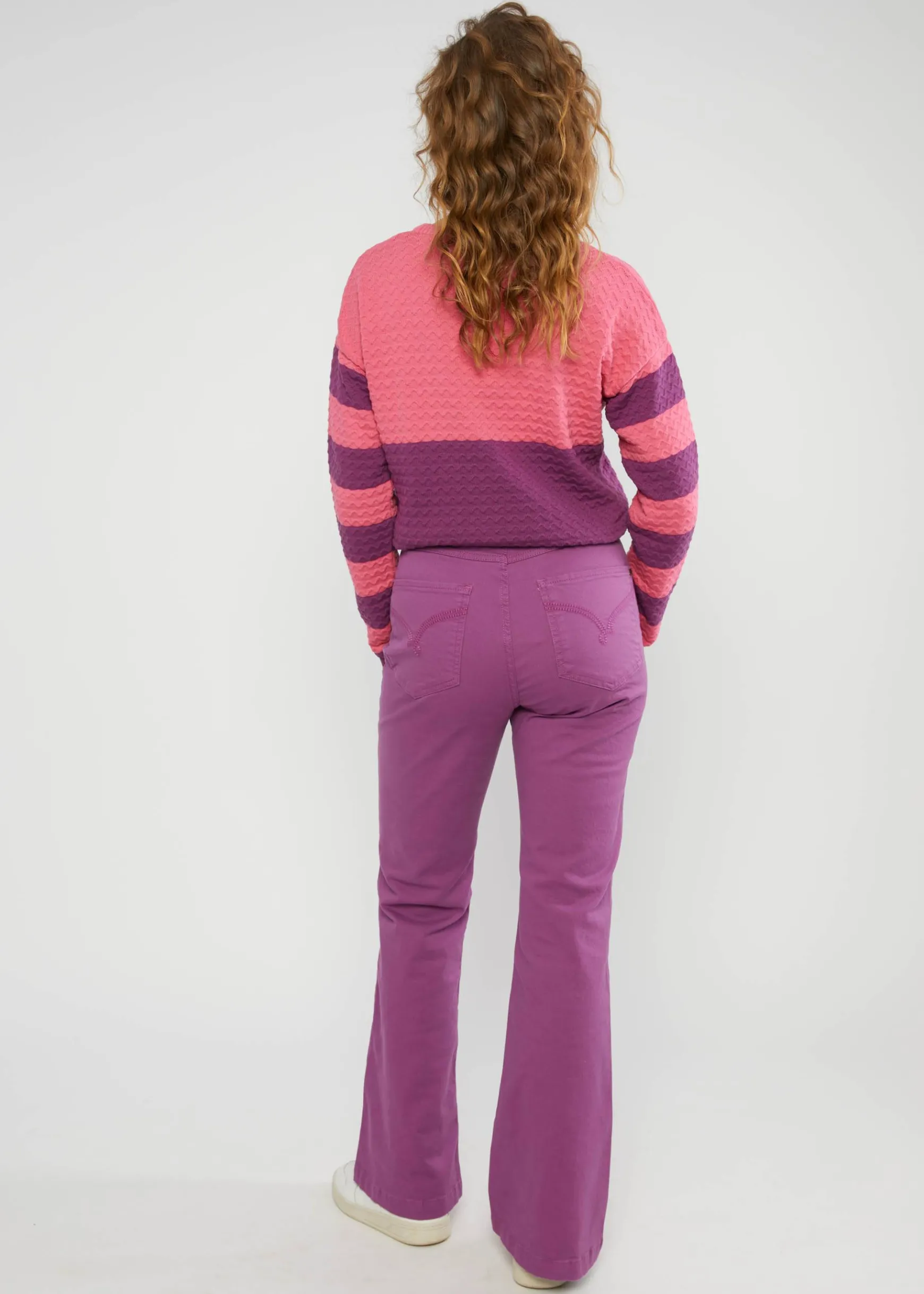 Damen Blutsgeschwister Stoffhosen|Schlaghosen|Schlaghose Yes, we Flare