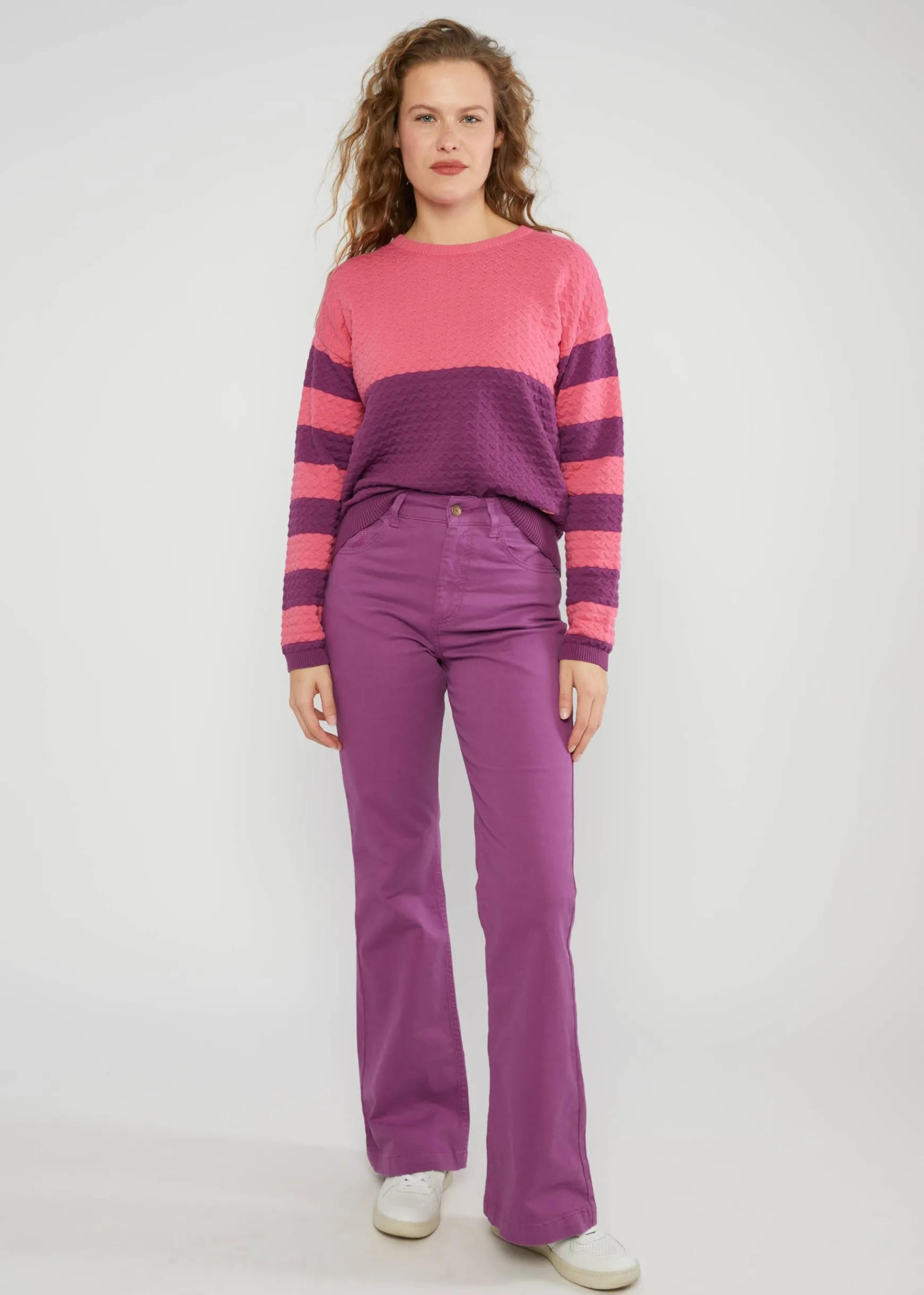 Damen Blutsgeschwister Stoffhosen|Schlaghosen|Schlaghose Yes, we Flare