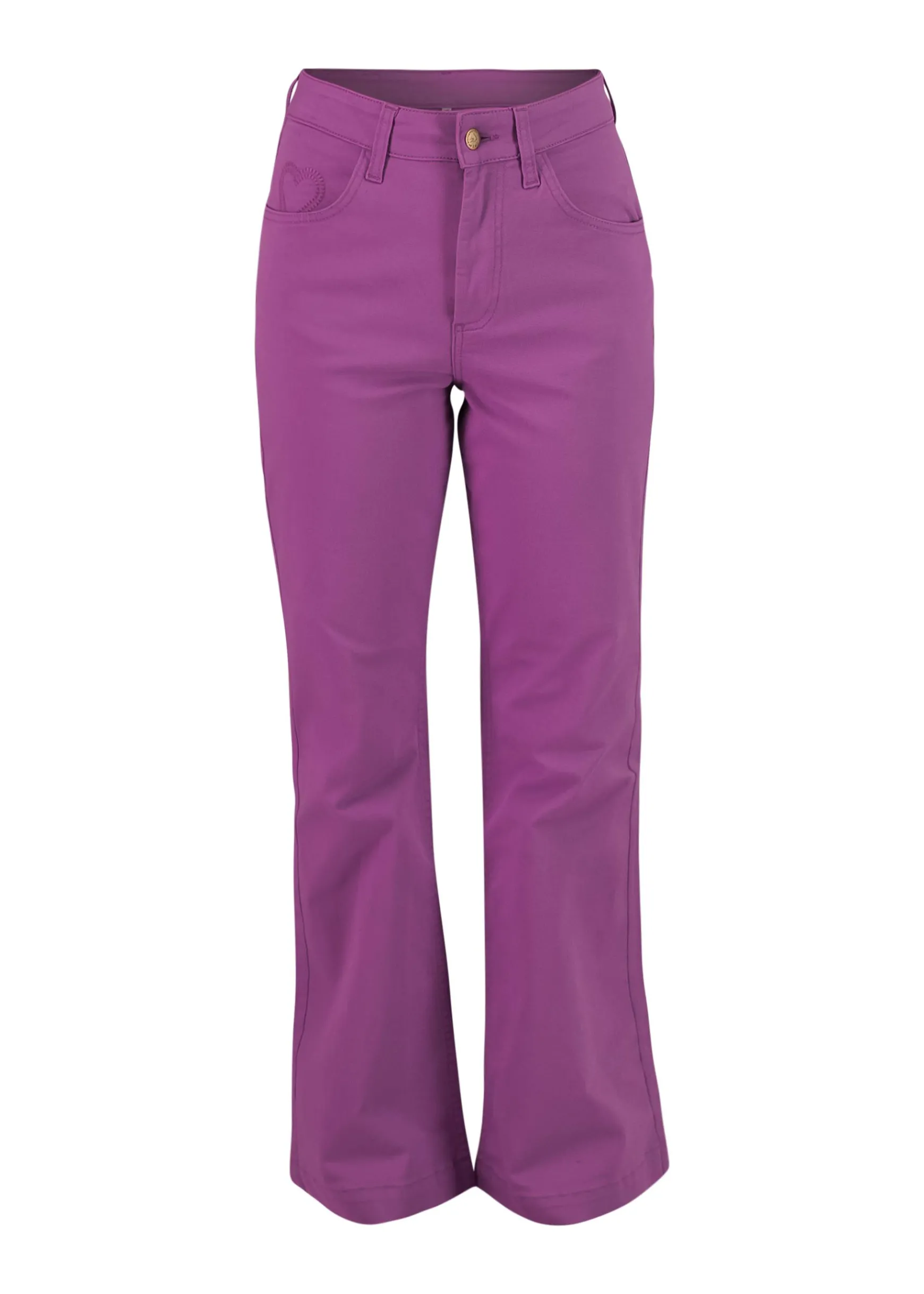 Damen Blutsgeschwister Stoffhosen|Schlaghosen|Schlaghose Yes, we Flare