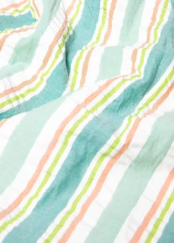Damen Blutsgeschwister T-Shirts|Blusen|Seersucker Hemd Shimmy Chic