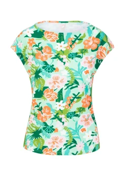 Damen Blutsgeschwister Tops|Rundhals|Shirt Breezy Flowgirl